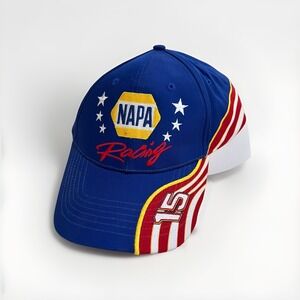 Vintage NAPA RACING PIT CAP Michael Waltrip #15 Hat Embroidered Strap back